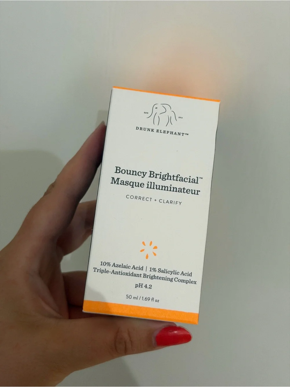Drunk Elephant Bouncy Brightfacial Illuminating Mask — New in Box